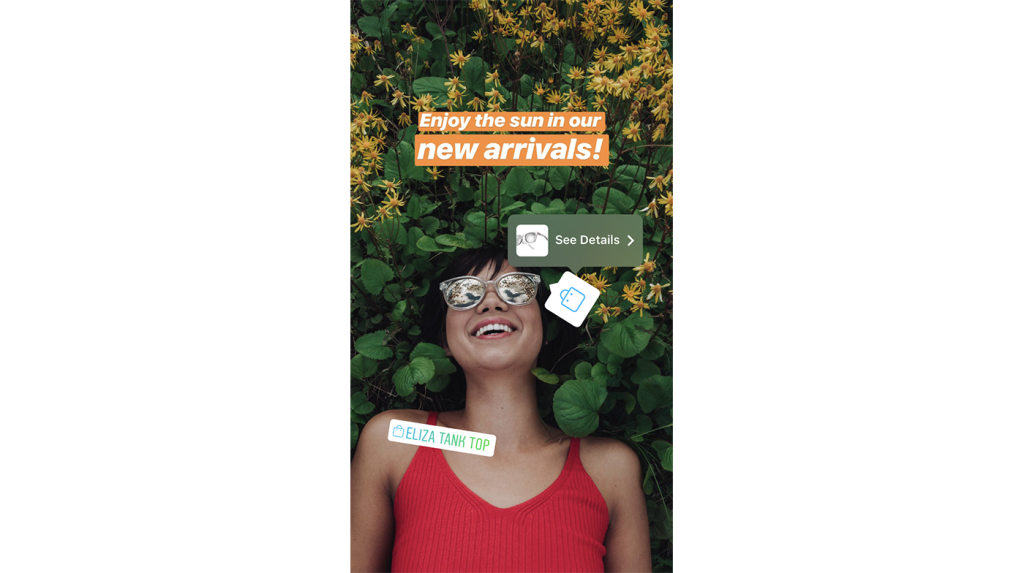 stickers shopping Instagram